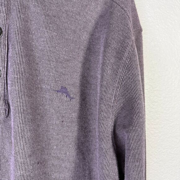 Tommy Bahama Pullover Sweater Mock Neck 3 Button Long Sleeve XL - Picture 2 of 6